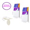 GoHygiene - Disposable Paper Toilet Seat Covers 8 Packs (80-Count) + 2 Free Packs (20-Count)!