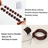 Elastic Cord for Bracelets, 2 Rolls 1 mm 330 Feet Sturdy Bracelet String, Stretchy Elastic String for Jewelry Making, Necklaces, Beading