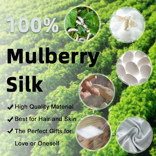 SOBONNY 100% Mulberry Silk Headband Women's Criss Cross Silk Turban Elastic Twisted Head Wrap Knotted Hair Band (black)