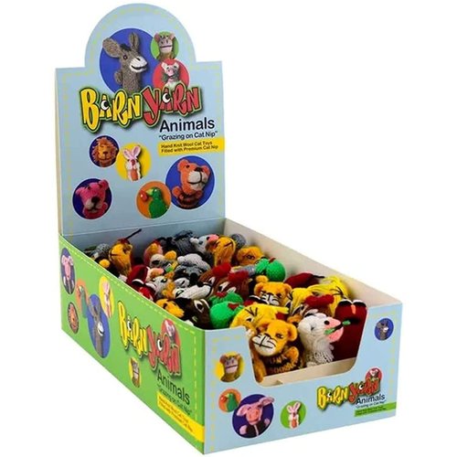 Barn Yarn Hand Knit Wool Cat Toy, Stuffed with Organic Catnip