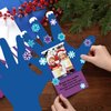 DoubleFill 24 Sets Winter Snowflake Handprint Crafts for Players DIY Christmas Frame Craft Make Your Own Snowflake Picture Frame Craft Holiday Party Birthday Home Winter Fun Activities