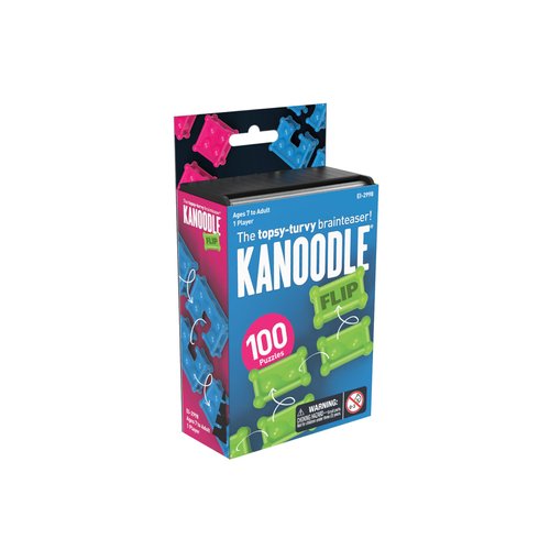Educational Insights Kanoodle Flip 3-D Brain Teaser Puzzle Game for Kids, Teens And Adults, Featuring 100 Challenges, Ages 7+