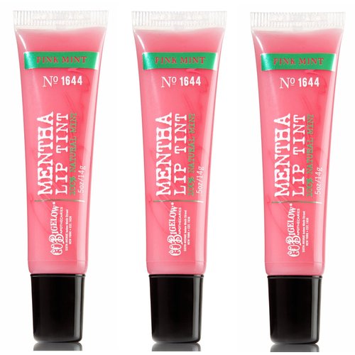 C.O. Bigelow 3 Pack Mentha Lip Tint Pink Mint #1644