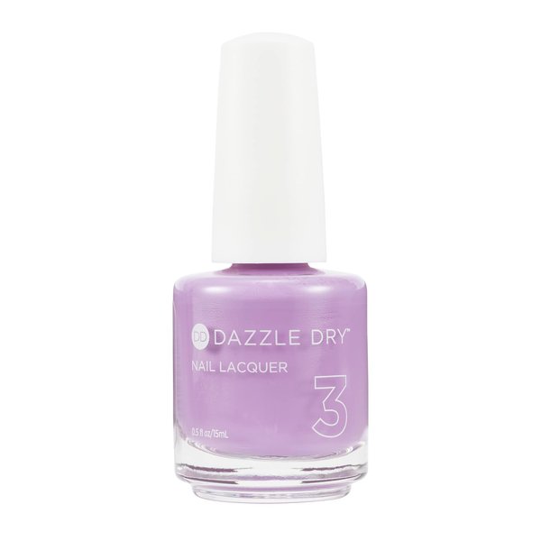 Dazzle Dry Nail Lacquer (Step 3) - Lavender Parade - A warm lavender. Full coverage cream. (0.5 fl oz)