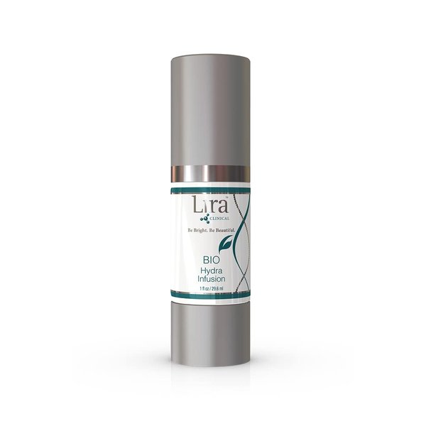 Lira Clinical BIO Hydra Infusion - Hydrating Serum with Hyaluronic Acid- Anti aging Face Serum with Plant Stem Cells and Antioxidants - Acne Face Serum for Dry Skin, Oily, and Sensitive - 1 ounce