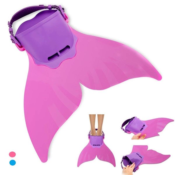 Adjustable Mermaid Swim Fin for Swimming Training Girl ,Boys ,Kids ,Children by AIWANK