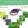 12 Pack Mosquito Repellent Bracelets, Individually Wrapped PU Leather Mixed Color Insect Bug Repellent Wrist Bands for Kids Adults Outdoor Camping Fishing Traveling