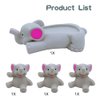 Bath Toys for Toddlers Infants 6 12 18 Months, Floating Bathtub Elephant Toys Squeak Rubber Animal 4 Piece Set, Pool Beach Party Gift for 1 2 3 4 Years Old Kids Boys Girls Water Fun and Shower Time