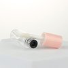COSIDEA 10pcs 3ml empty lip gloss tubes with wand 0.1OZ Round mini Pink lipgloss tube container for DIY cosmetics packing