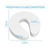 Door Pinch Guard and Door Slam Stopper 6pk. Use Safety Door Guard Made of Soft Foam to Keep Door Open. Serves As a Protector for Kids by Arcleer