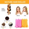 48PCS Hair Curlers Heatless Spiral and Wave Two Styles Formers(12inch) No Heat Curlers with 4PCS DIY Styling Hooks for Women and Girls’Short or Medium Hair (12 inch)