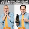 KOYSOY Black Hair Dye Shampoo 3 in 1，100% Covers Gray Hair，Black Hair Color Shampoo Can Avoid Going to the Salon to Dye Your Hair，Convenient and Effective.