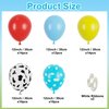 60Pcs Cartoon Story Balloons 12 Inch Balloons Birthday Party Supplies Latex Helium Balloons for Arch Garland Kit Boys Girls Themed Birthday Party Decorations Baby Shower Favors (Beige)