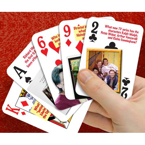 Flickback 1974 Trivia Playing Cards: Birthday or Anniversary Cards