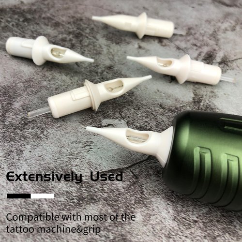 BIGWASP 50pcs Assorted Disposable Tattoo Needle Cartridges Round Liner Mixed 3RL 5RL 7RL 9RL 11RL (50pcs #10 Bugpin RL)