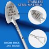 Gifts for Dad Stocking Stuffers for men dad father gifts Dad Ice Cream Spoon Scoop for Ice Cream Lovers, Dad Christmas Gifts for dad from Daughter Funny Engraved Stainless Steel Spoon Shovel
