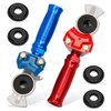 CheeMuii Glad Hands Set with Glad Hand Handles with 4pcs Glad Hand Seals for Semi Truck Glad Hand Grips Brake Aluminum Air Hose Coupling Connectors Glad Hand for Semi Trailer RVs 2pcs Red 2pcs Blue