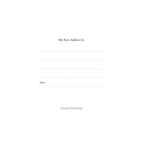 Flashcards Change of Address GREETING CARDS, I've Moved! (Pack of 10 Cards & 10 Envelopes) Moving Announcements FN4086CAS-10