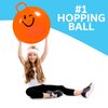 Xino Sports Hopping Ball for Kids - Teens and Adults, Bouncy Balls for Kids, Hopper Ball, Jumping Ball with Handle, 22 Inch Diameter, Kids Outdoor Toys (Orange)