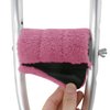 TOMMHANES AMISGUOER Crutch Pads Underarm Crutches Pads Crutch Hand Grip Covers Crutch Pads Washable OneSize (2 Armpit, 2 Hand Cushion) (CP13C)