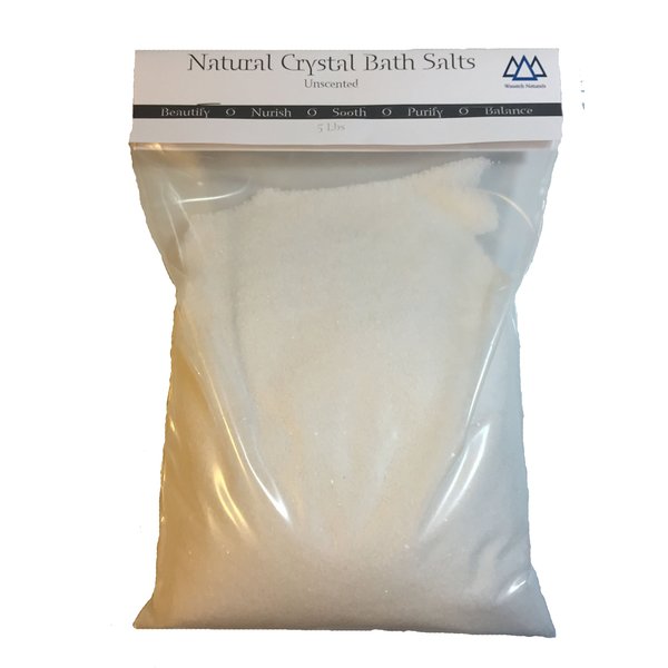 15 Pounds Natural Crystal Bath Salts Wasatch Naturals