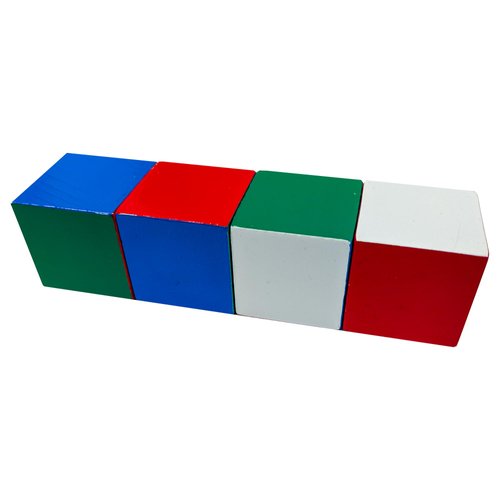 Instant Insanity Wooden Edition by Winning Moves Games USA, Classic Brain Teaser Puzzle, for 1 Player, Ages 7+