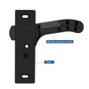 Metal RV Screen Door Latch Kit, Right Hand Handle for Camper, Motorhome, Travel Trailer (Right)