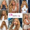 4X4 Honey Blonde Closure Pre Plucked Closure Hd Transparent Lace Free Part Lace Front Closure With Baby Hair Brazilian Virgin Hair Body Wave Lace Closure 14 Inch Next Day Delivery 27# Closure