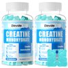 ElevateLife Creatine Monohydrate Gummies 5000mg for Men & Women, Chewables Creatine Monohydrate for Muscle Strength, Muscle Builder, Energy Boost, Pre-Workout Supplement-180 Blueberry Gummies