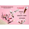 MAJESTIC PHAROAH Scented Lip Gloss Base, Vegan and Cruelty Free, Glossy Shiny Long Lasting Makeup, 1 Count(8 Nudes)