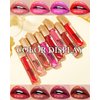 Matte Glitter Liquid Lipstick Lip Gloss- 1Pcs Long Lasting Waterproof Diamond Shimmer Red Pink Sparkly Glossy Metallic High Pigment Non-Stick Cup Tint Lip Stain, Christmas Makeup Gift for Women-02#