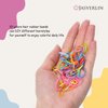 JASVERLIN Colorful Hair Elastic Bands, Mini Multicolor Rubber Bands Hair Toddler Baby Hairstyles Girl Ponytails 1000pcs