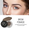 Eyebrow Pomade,Gel Professional Makeup Eyebrow Color,Matte Waterproof Brow Pomade For Long-Lasting Results,Vegan, Cruelty-Free Eyebrow Color that Fills and Shapes Brows(4#Auburn)