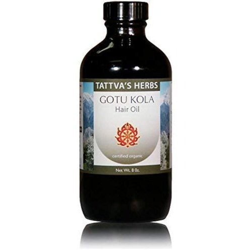 Gotu Kola Hair Oil, Gotu Kola Herb, Brahmi Oil, Brahmi Hair Oil, Natural Herbal Hair Oil, Ayurvedic Hair Oil, Gotukola, 8 oz Bottle. 25 Years of Premium Service