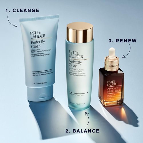 Estée Lauder Perfectly Clean Multi-Action Foaming Cleanser/Purifying Face Mask, 5.0 fl oz.