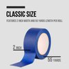Lichamp Blue Painters Tape 2 inches Wide, 2 Pack Original Blue Masking Tape, 2 inch x 55 Yards x 2 Rolls (110 Total Yards)