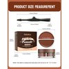 Waterproof Eyebrow Pomade and Dual-ended Eyebrow Brush, Eyebrow Stamp Pencil Kit for Eyebrows Makeup (Light Brown+Brown Gel)