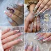30PCS Money Dollar Nail Charms Silver and Gold 3D Alloy Dollar Money Nail Art Charms with Rhinestones for Women Nail Decoration DIY Design Crystals Shiny Nail Gem Jewelry Manicure