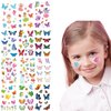 Kid Temporary Tattoos Stickers Christmas Party Favors for Kids 4-8 Kids Fake Tattoos (Butterfly Tattoos-12 piece)