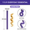 Heatless Hair Curlers Jumbo Flexible Curling Rods Bendable Twist Flexirod Soft Foam No Heat Hair Rollers for Long Medium Hair