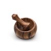 Ironwood Gourmet Olmec Acacia Wood Mortar and Pestle