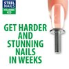 Amen Steel Nails Hardener with Hyaluronic Acid 0.40oz, No More Brittle Nails, Grow, Harden in Weeks