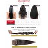 Dark Brown Yaki Straight Bundles Color 4 Human Hair Bundles Light Brown Kinky Straight Hair Double Weft Brazilian Remy Hair Extensions Soft and Silky for Black Women (24 26 28 Inch 3 Bundles)