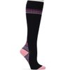 Nurse Mates Active 15-20 mmHg Compression Socks (Black Windowpane, M)