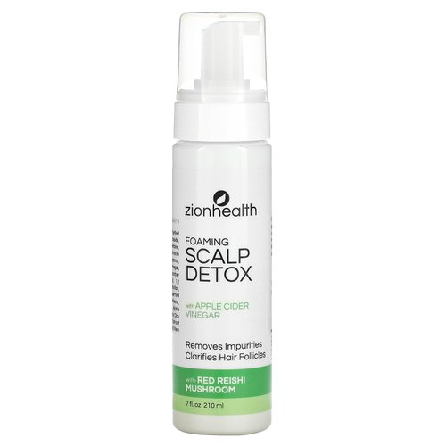 Adama Minerals Foaming Scalp Detox - Apple Cider Vinegar Zion Health 7 fl oz Liquid