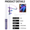 Chameleon Glitter Eyeliner Liquid, Pink Purple Metallic Satin High-Pigmented Color Multi-Reflective Finish Glitter Eye Liner Eyeshadow Pen,Smudge-proof,Longwear,Ultra-Fine Tip Eyeliner,for Eye Makeup-06