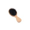 Leadigol Wooden Handle Hair Brush, Scalp Massage Hair Brush Air Cushion Comb Durable Hair Styling Tool Portable Bristle Hair Comb for Women Men(brown)