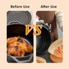 Disposable Air Fryer Paper Liners, 100 Pcs Round Non-Stick Parchment Paper, Oil-proof,Water-proof Cooking Baking Roasting Filter Pater for Air Fryers Basket, Microwave Oven, Frying Pan