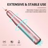 GAOY Electric Nail Drill, USB Electric Nail File for Acrylic and Gel Nails, Portable Efile with Nail Drill Bits, Manicure Pedicure Tools for Home Salon, Pink