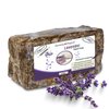 Aroma Depot African Black Soap 8 oz. Scented Lavender Bar Handmade with Shea Butter, Essential Oil. 100% Natural Infused Soap For Face and as a Body Wash.